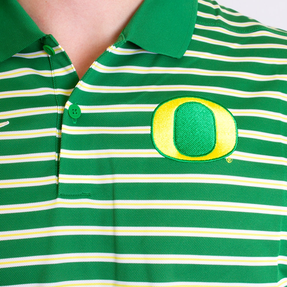 Classic Oregon O, Nike, Green, Polo, Performance/Dri-FIT, Men, Pique, 798507